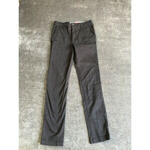 Guess Los Angeles Chino Pants Mens 32x32 Black Cotton Casual Straight Low Rise